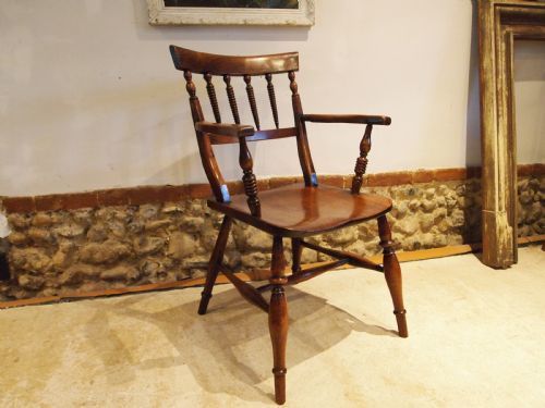 photo furniture Chair Rare Stunning Windsor Armchair C1850