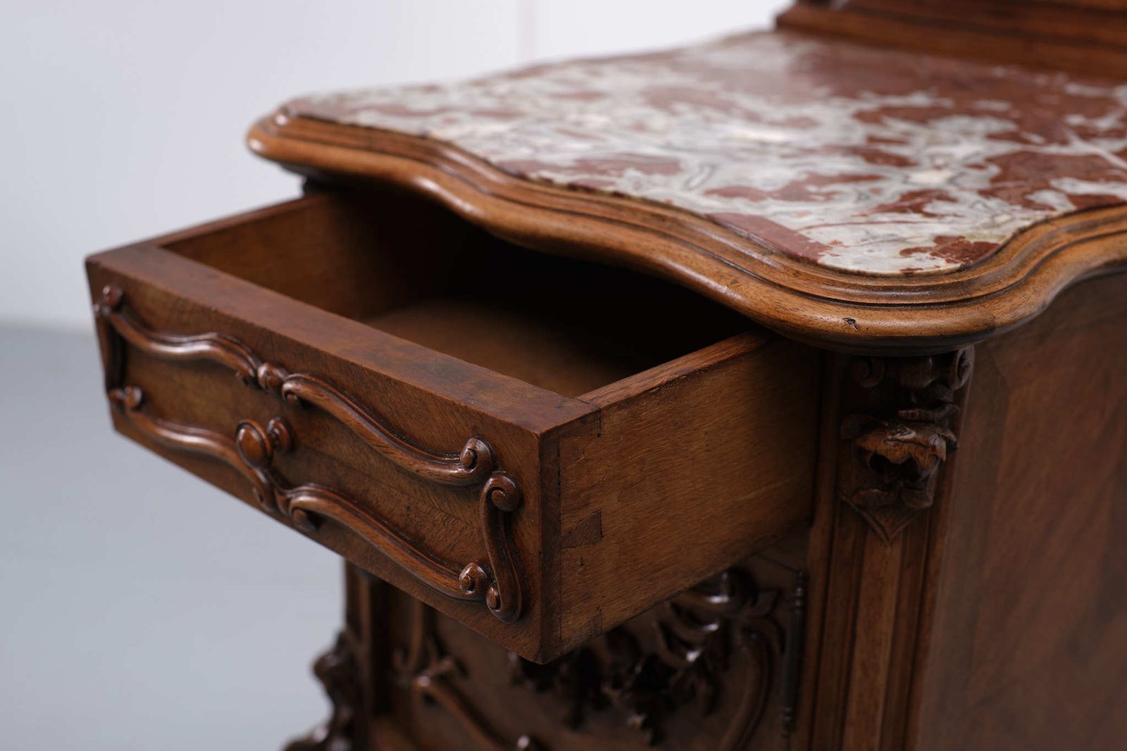 photo for sale Antique France Rococo Night Stand, 1880s