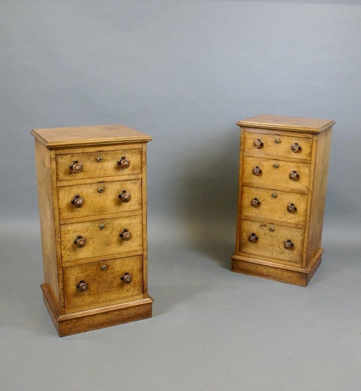 A Pair Of Walnut Aesthetic Movement Chests photo vinterior