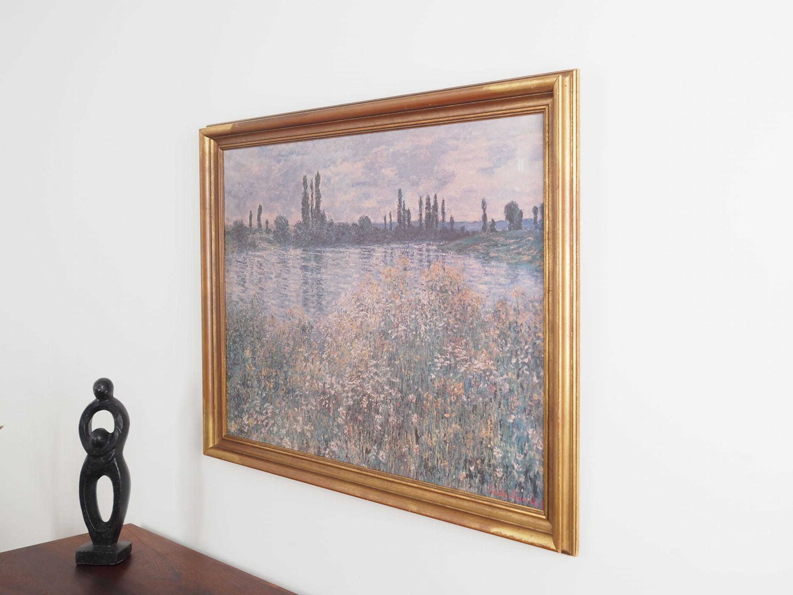 Art Painting „The Blue Meadow”, Copy, Claude Monet photo