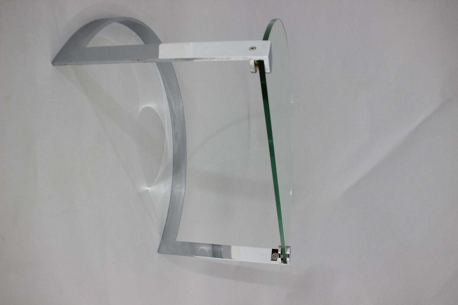 photo furniture 1980s Steel And Glass Side Table By Friedrich Moller For Ronald Schmitt Tische