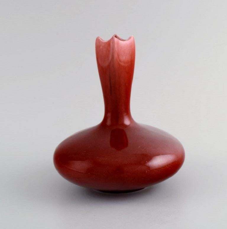 Early Rörstrand Art Nouveau Vase In Glazed Faience, Early 20th C photo furniture