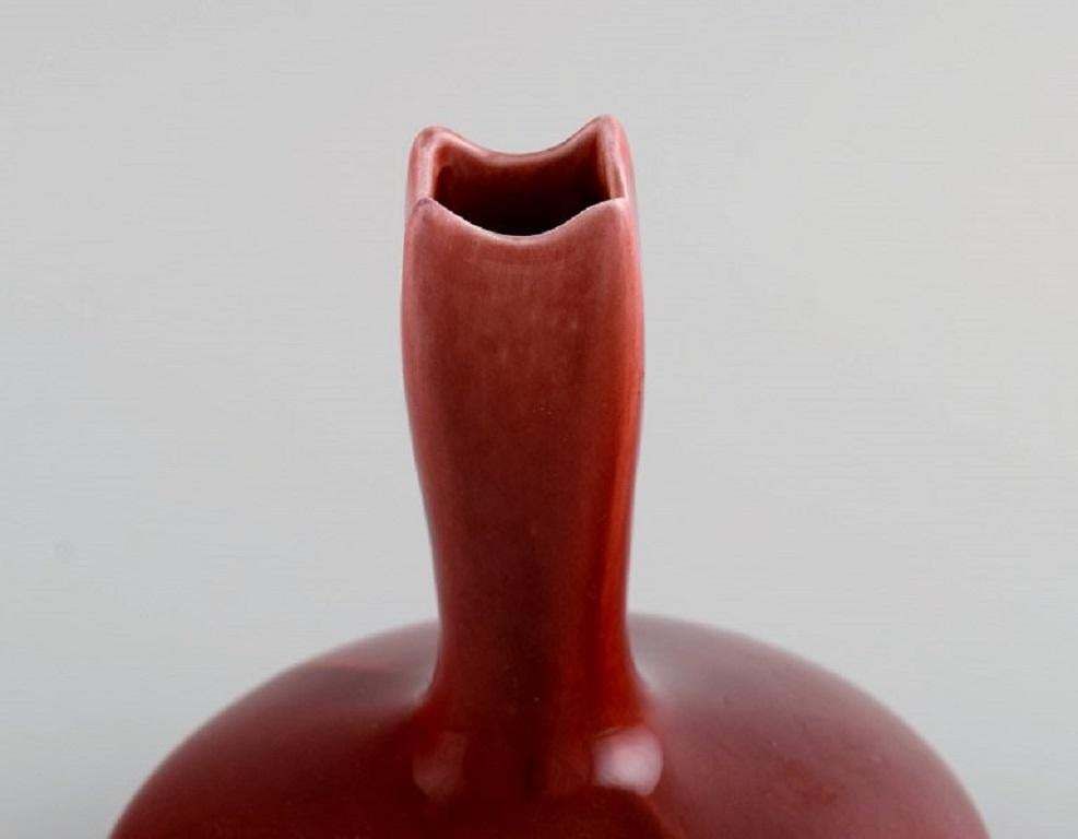 Early Rörstrand Art Nouveau Vase In Glazed Faience, Early 20th C photo Home Decor