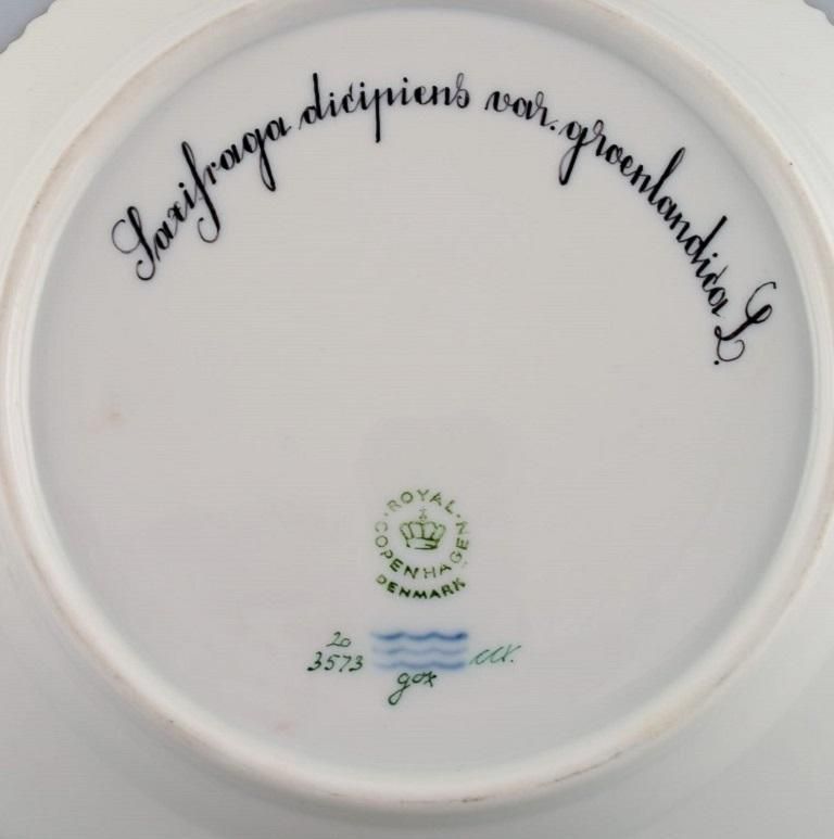 Royal Copenhagen Flora Danica Salad Plate In Hand Painted Porcelain With Flowers photo Home Decor