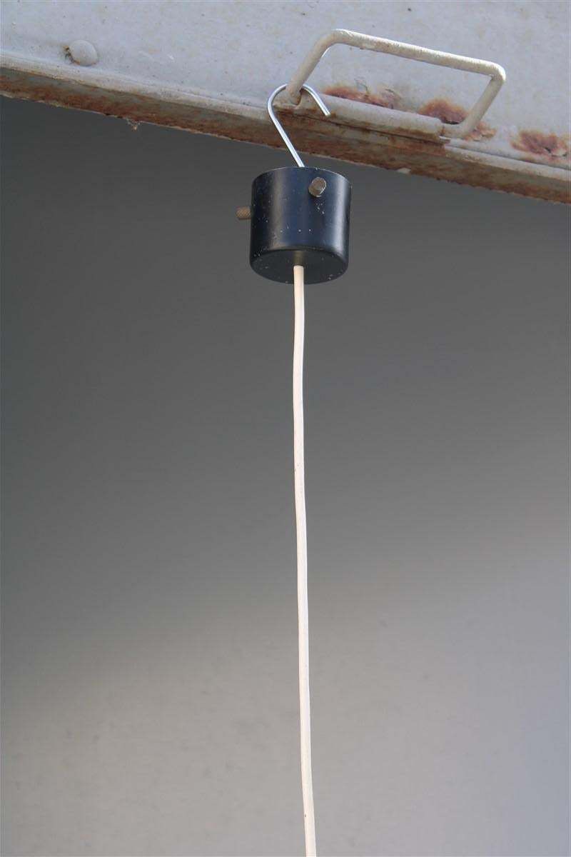 Mid Century Italian Design Ceiling Lamp Stilnovo Glass And Brass 1950s Lantern photo Lighting