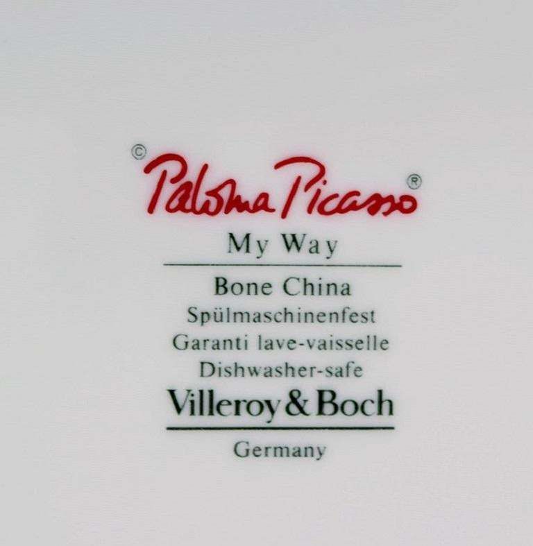 Paloma Picasso For Villeroy & Boch, "My Way" Dish And Candlestick In Porcelain photo vinterior