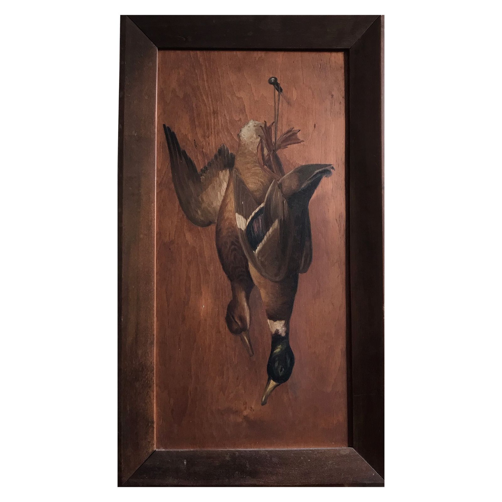 Hanging Game Oil Painting, Early 20th Century photo furniture