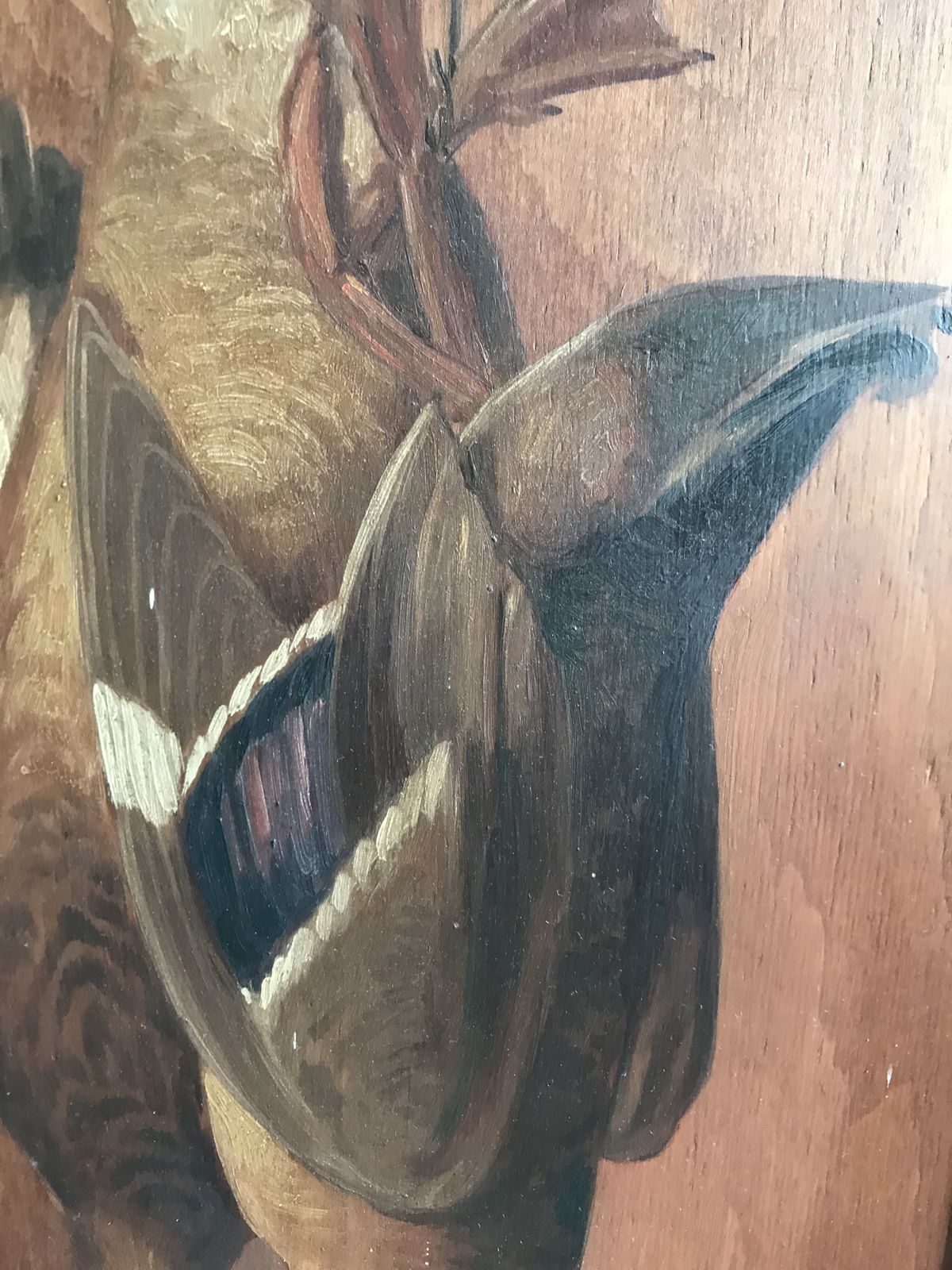 Hanging Game Oil Painting, Early 20th Century photo Art
