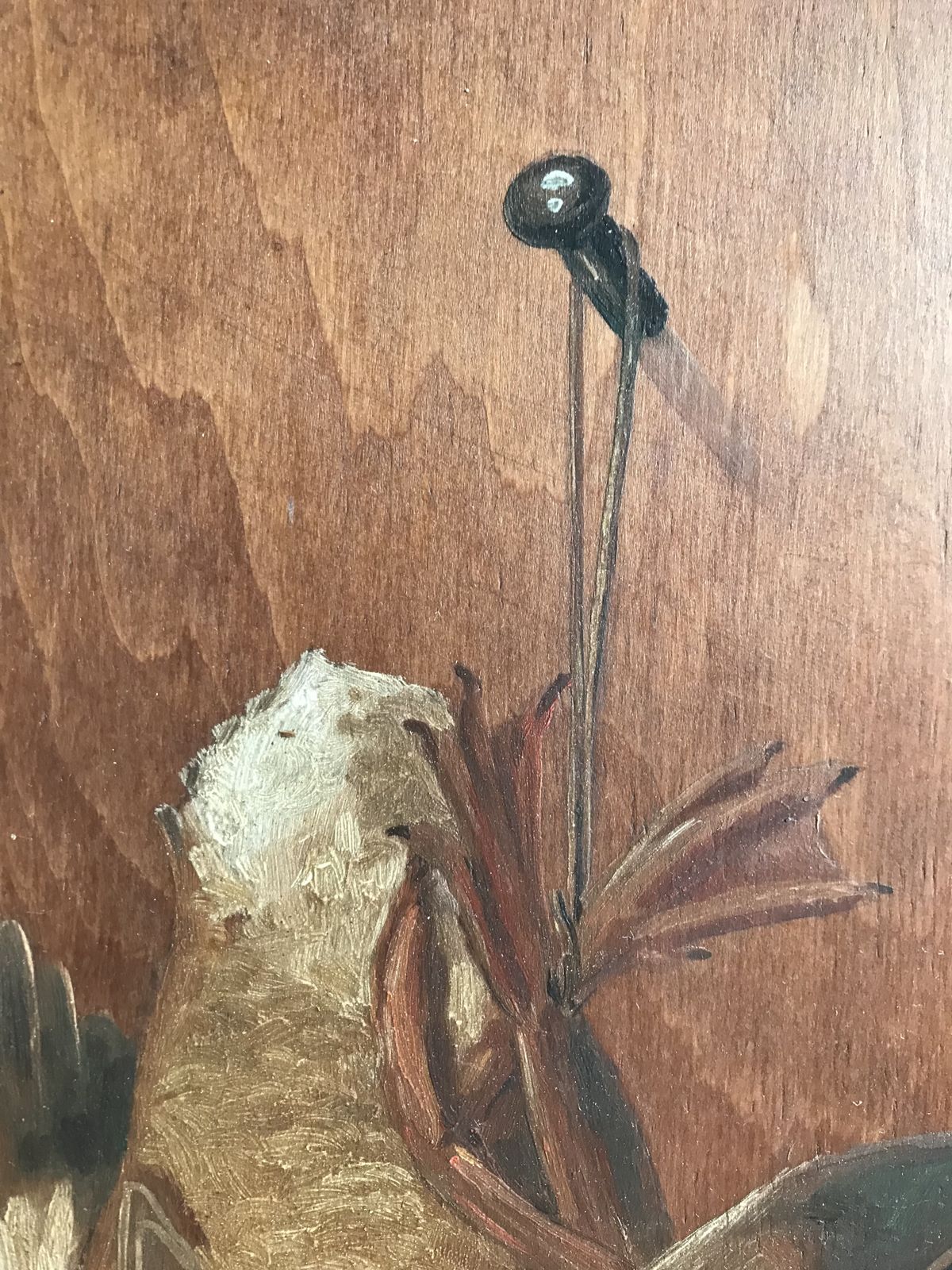 Hanging Game Oil Painting, Early 20th Century photo 210.0