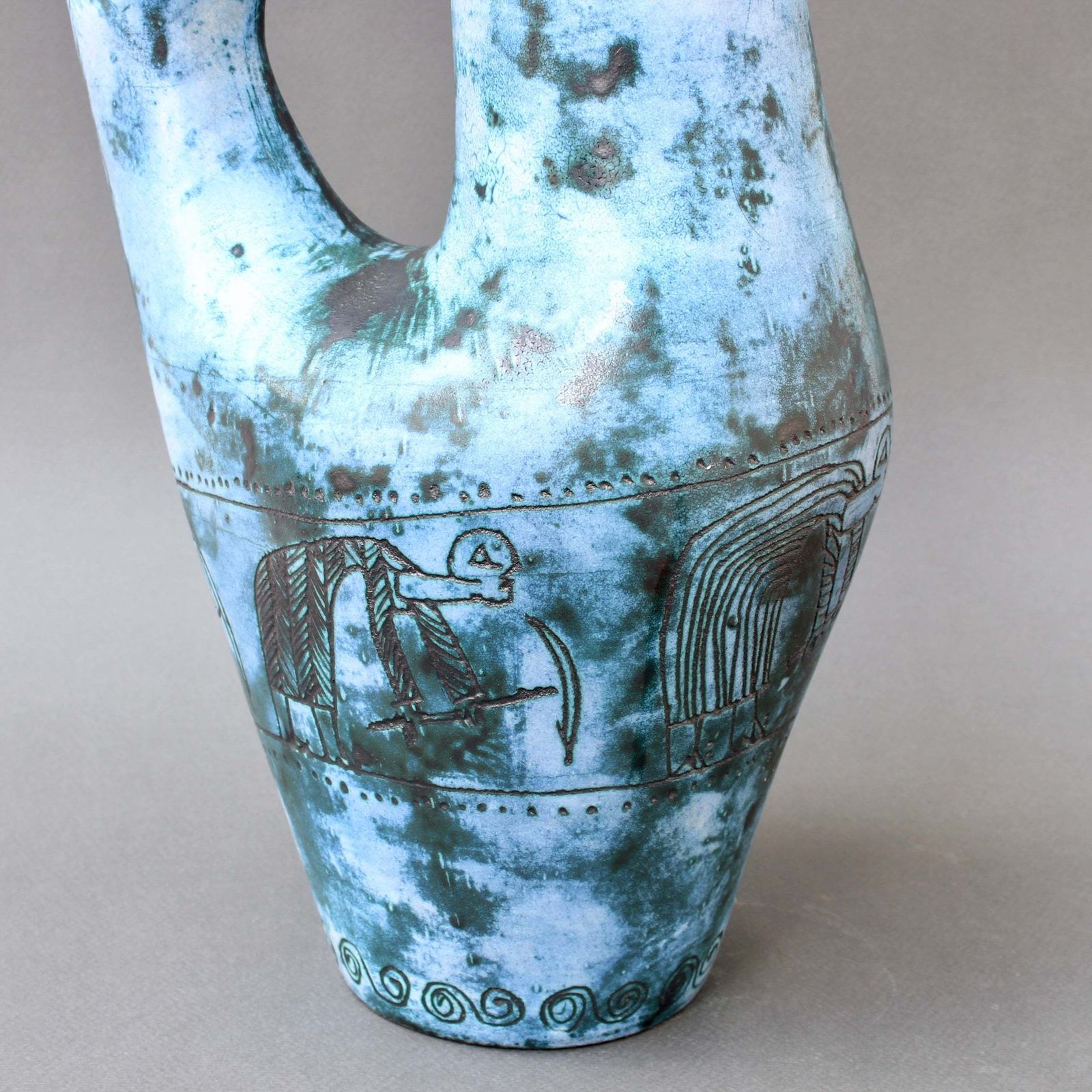 Mid Century French Decorative Pitcher / Vase By Jacques Blin (Circa 1950s) photo buy