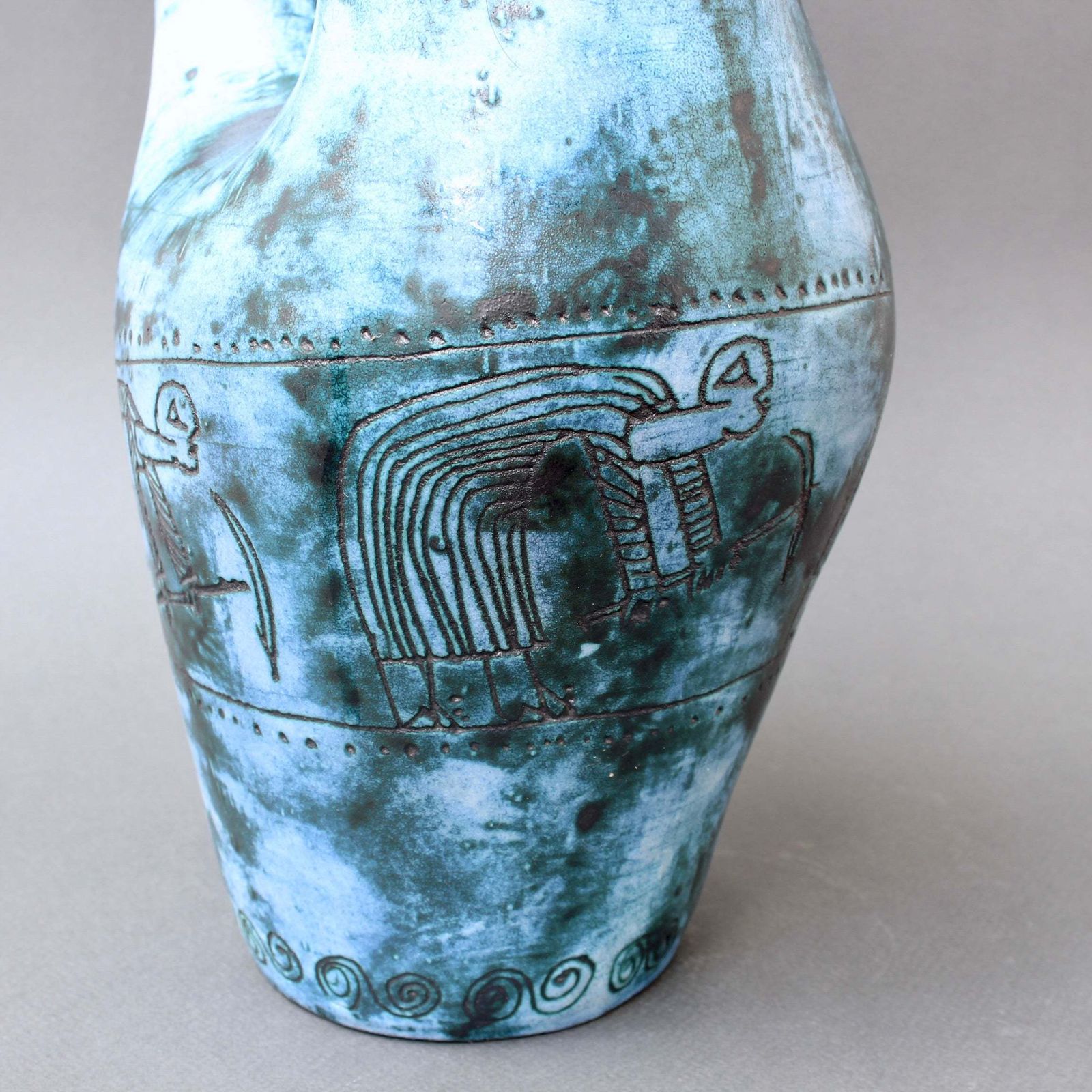 photo furniture Mid Century French Decorative Pitcher / Vase By Jacques Blin (Circa 1950s)