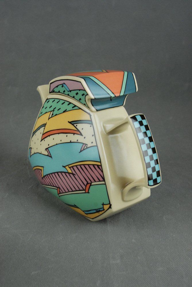 German Flash Tea Set By Dorothy Hafner For Rosenthal, 1980s, Set Of 7 photo 995.0
