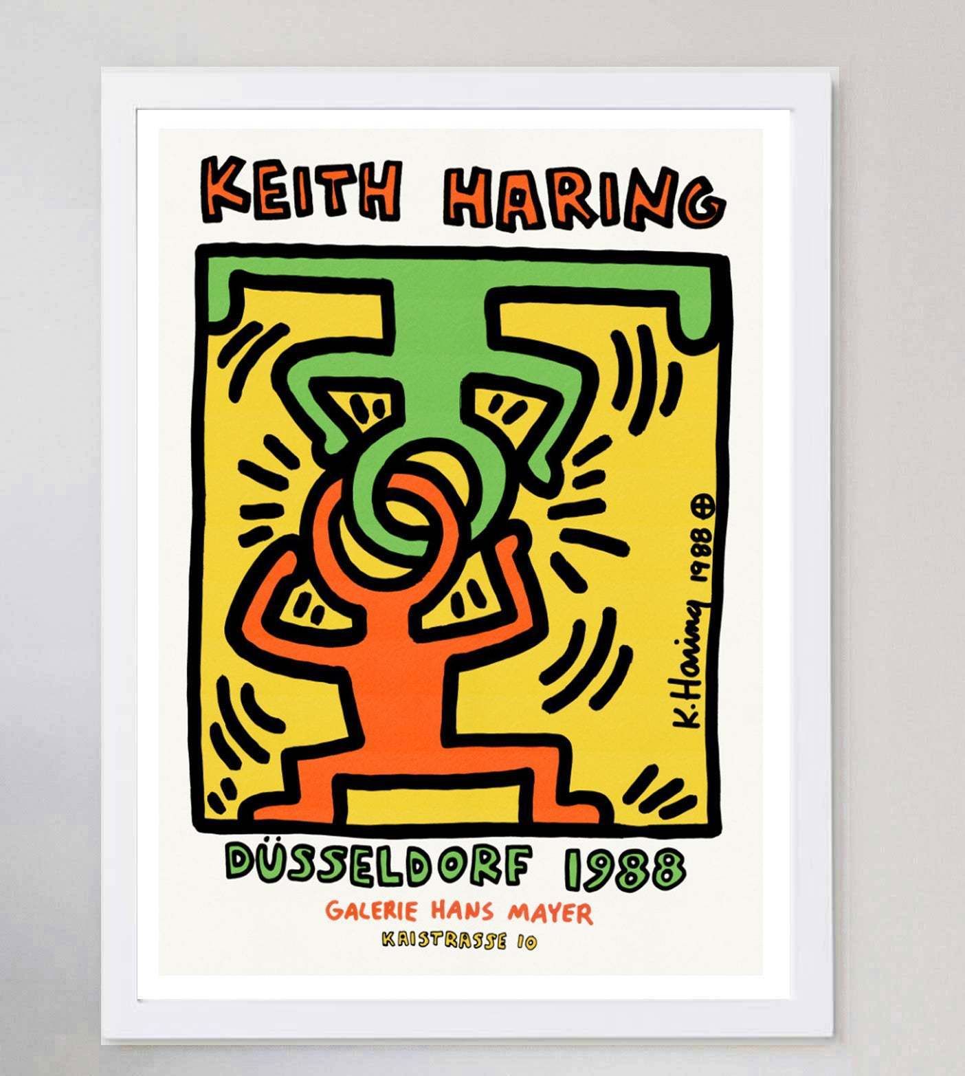Keith Haring   Dusseldorf Original Vintage Poster photo for sale
