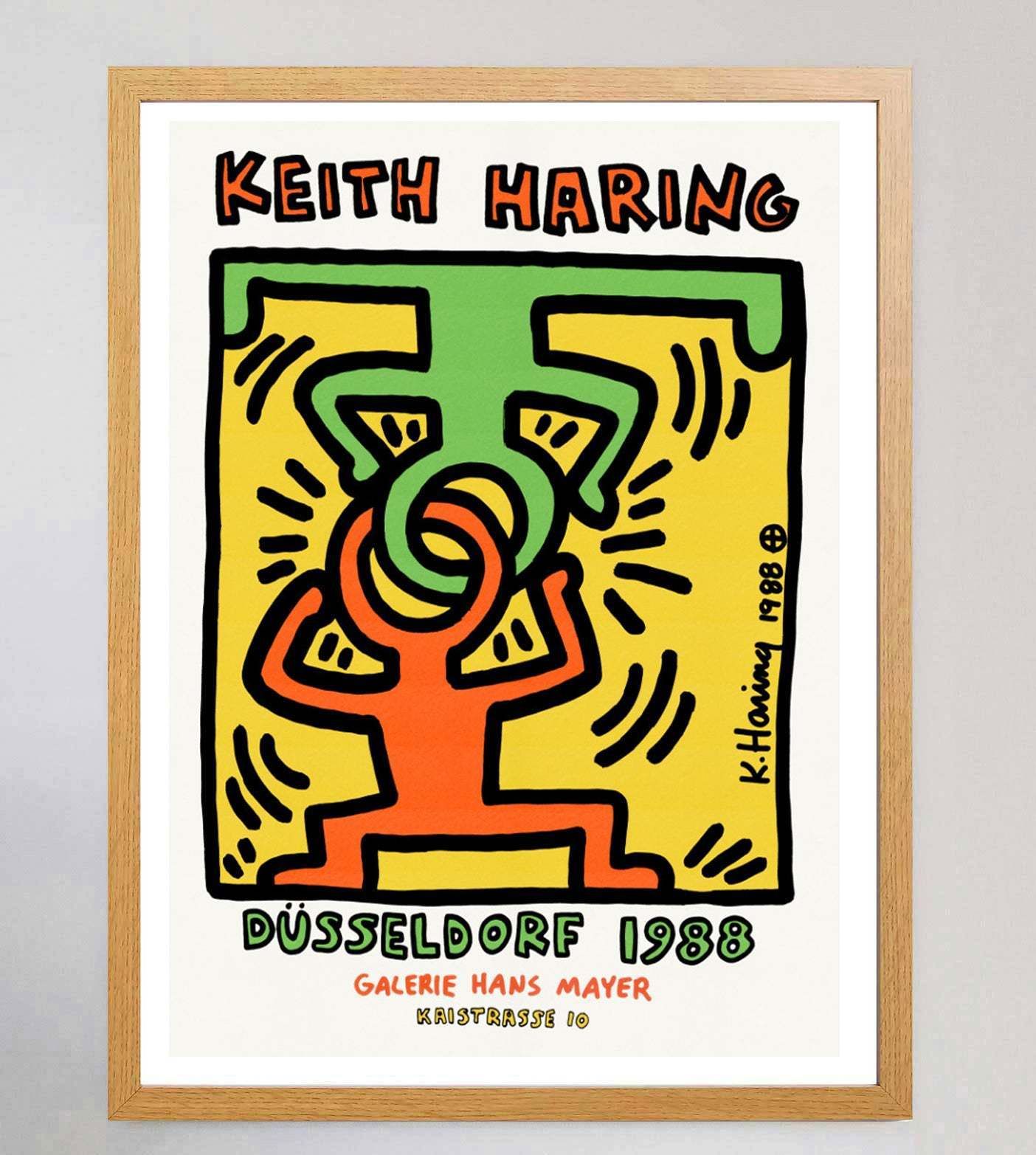 Keith Haring   Dusseldorf Original Vintage Poster photo Art