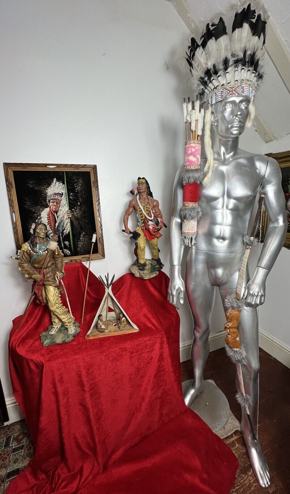Mesmerising Collection Of Big Chief Sitting Bull Native American Memorabilia