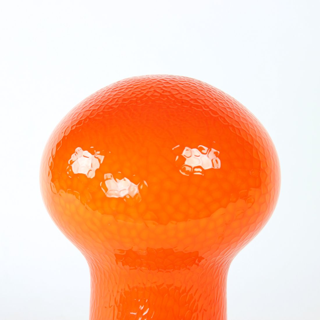 Mid Century Table Lamp In Orange Opaline Glass By Stefan Tabery, Opp Jihlava, 1960s photo furniture