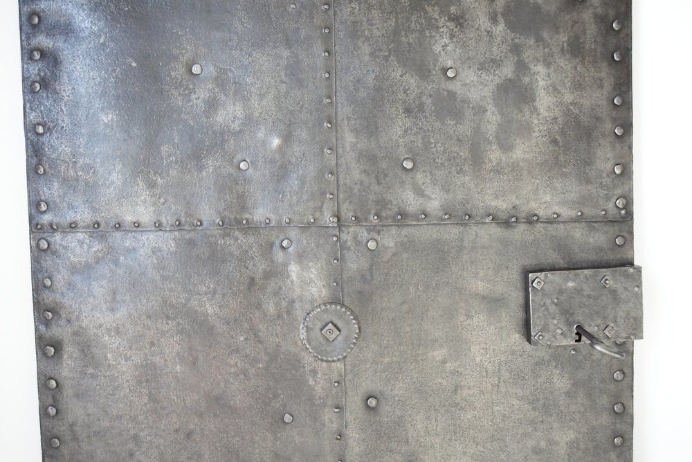 Antique Iron Plate Door, 1800s photo 3900.0