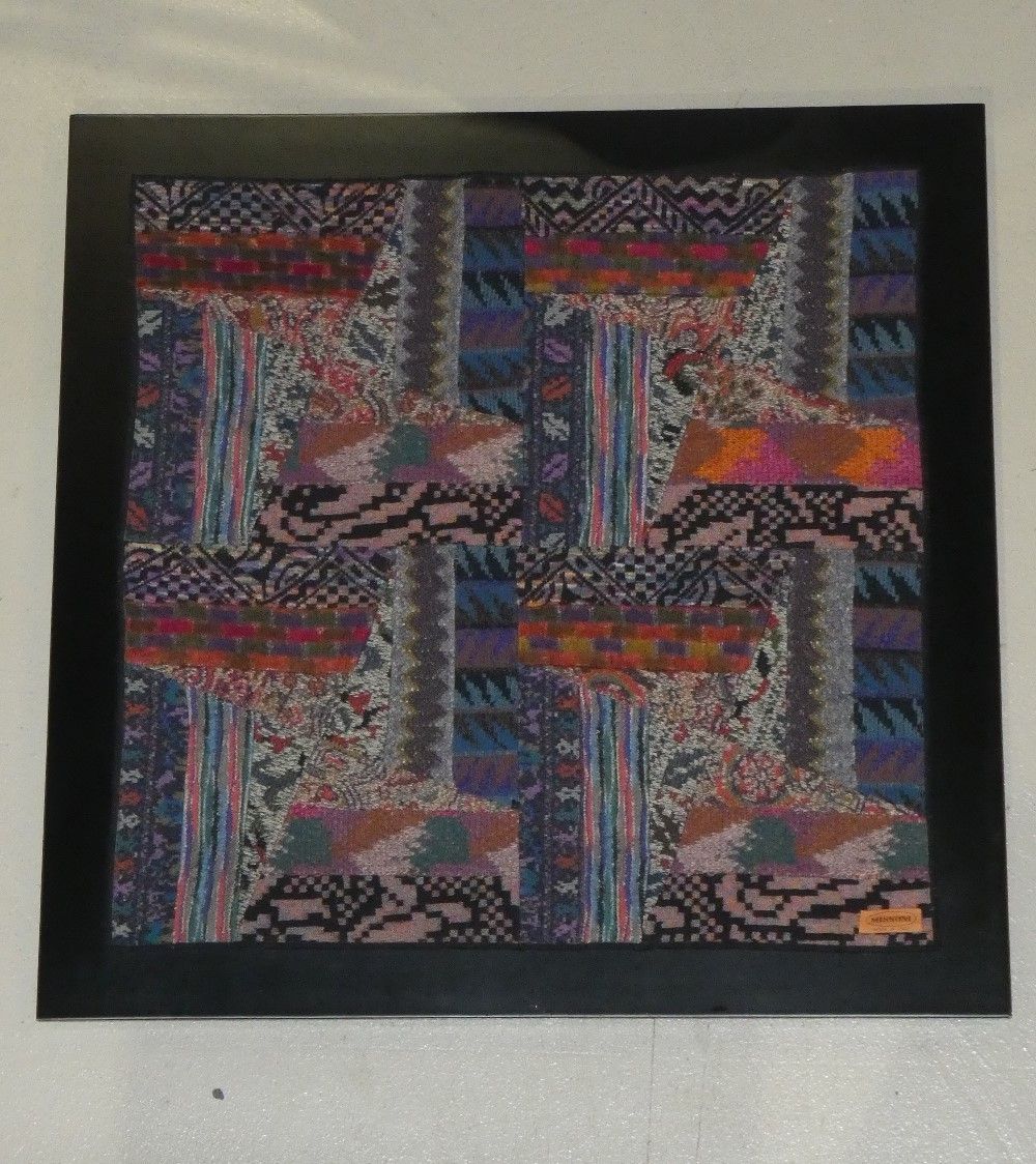 Tapestries On Wooden Frame From Missoni, Italy, 1980s, Set Of 2 photo furniture