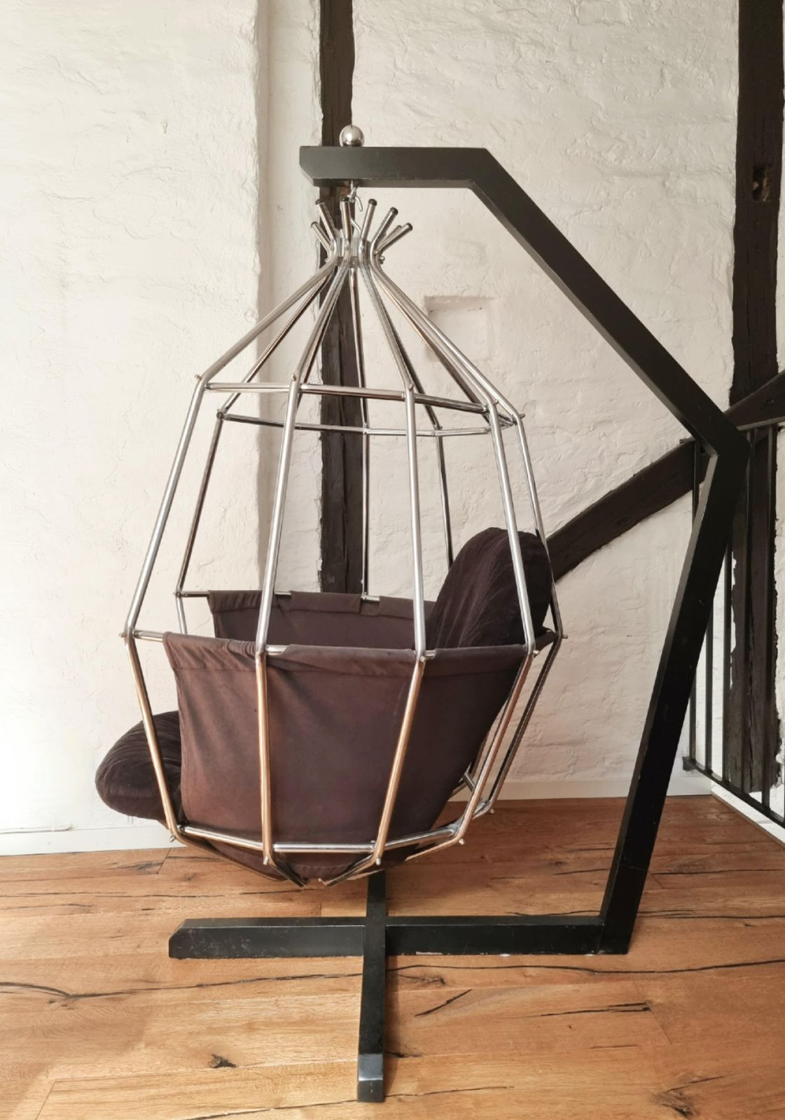 Iconic Midcentury Scandinavian Modern, "Parrot Chair" / Pepegojan, Swedish 1970s photo furniture