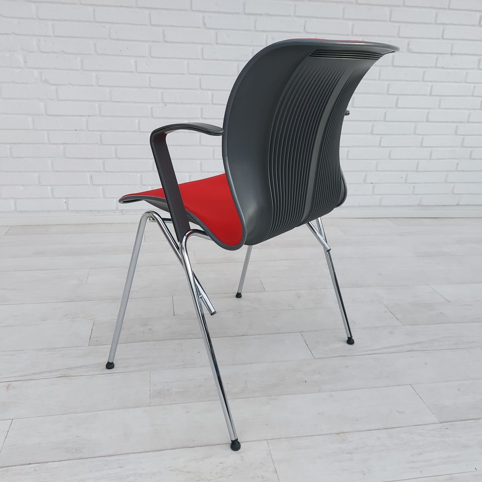 photo vinterior Jaren 1990, Deens Design Van Alfred Homann, Set Van Zes "Ensemble" Stoelen, Goede Staat