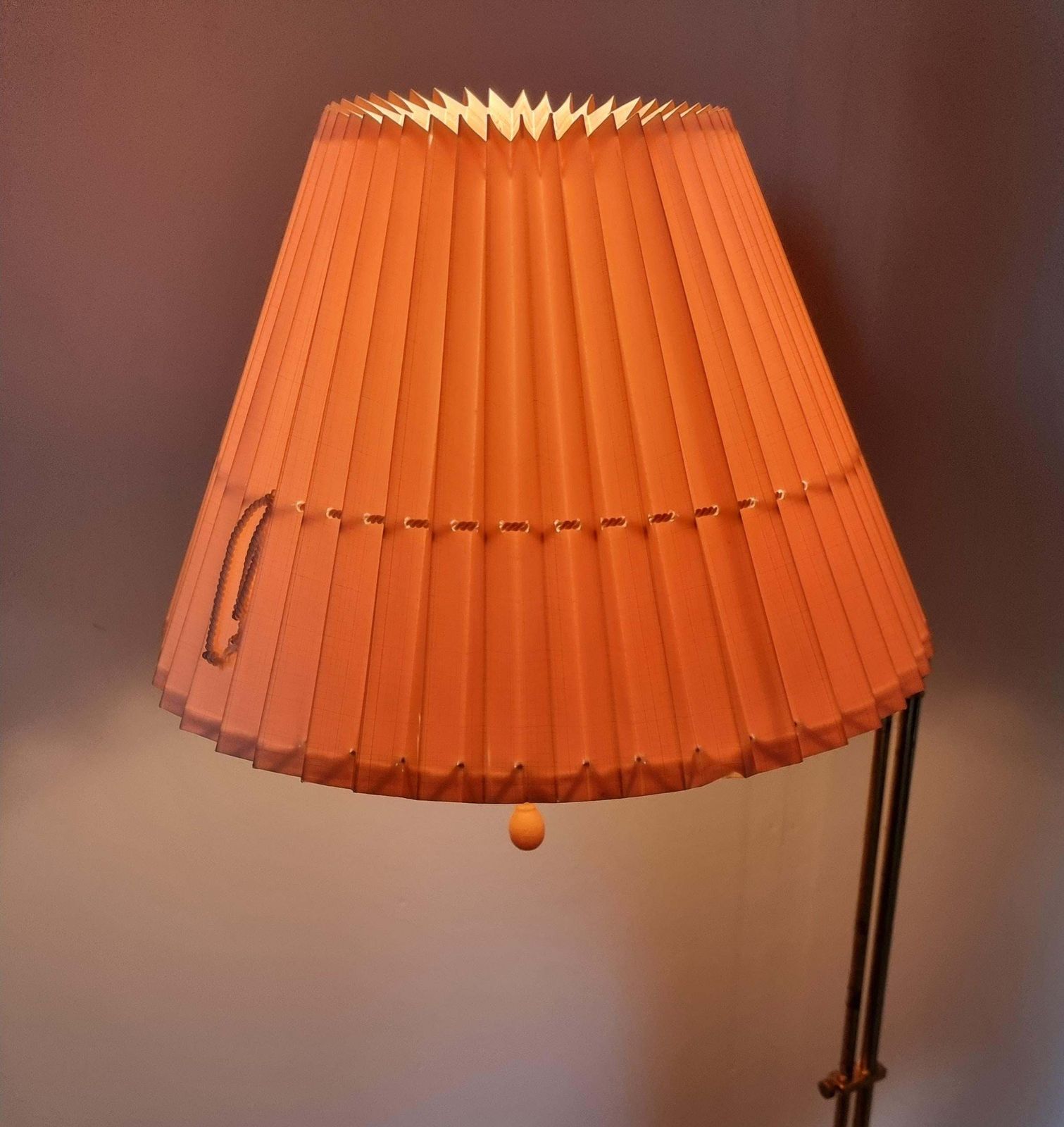 Bergboms, Adjustable Floor Lamp G 132 In Brass, Scandinavian / Midcentury Modern photo vinterior