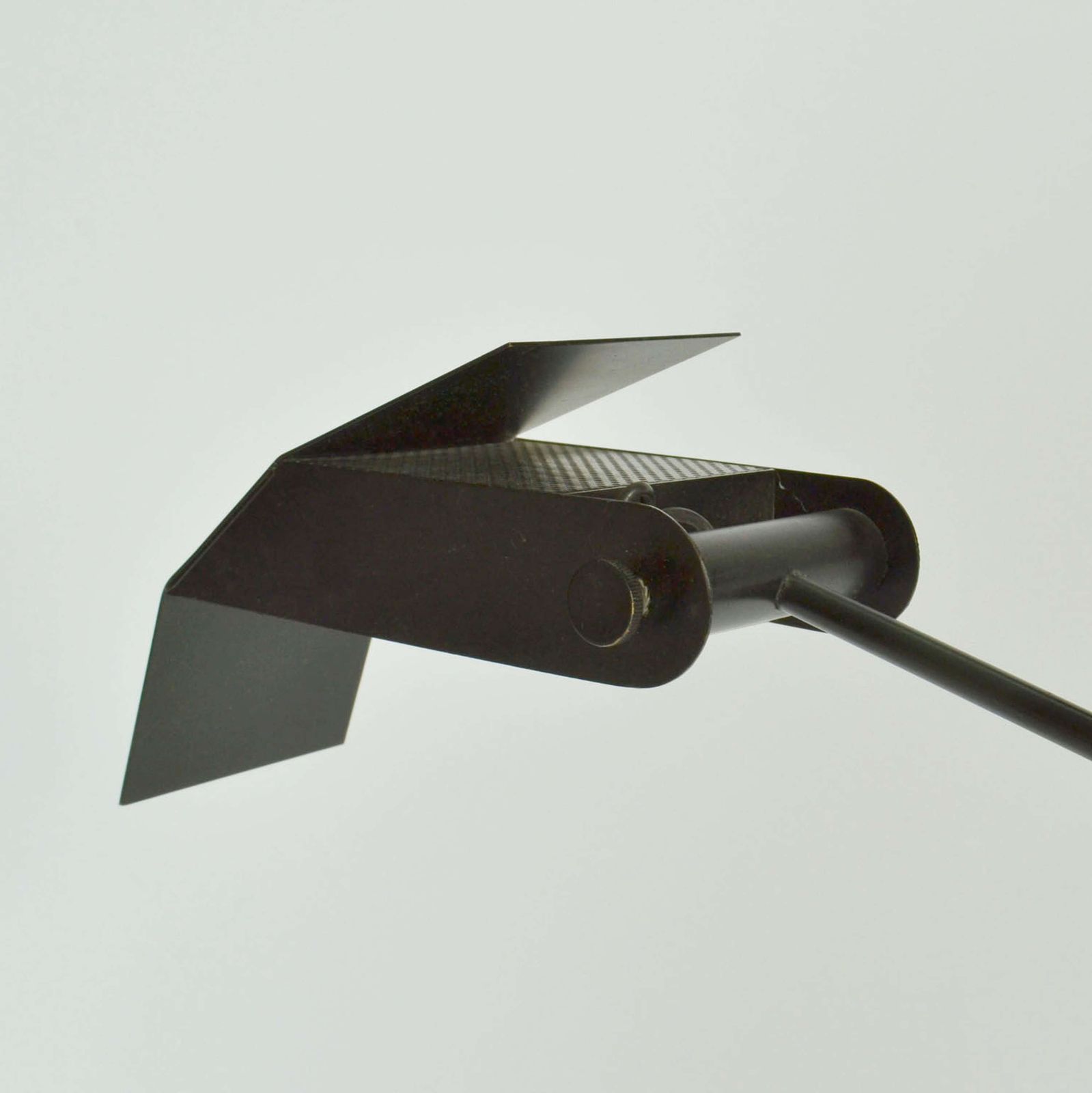 photo furniture Minimalist Counterbalance Black Floor Lamp Att. To Swiss Baltensweiler