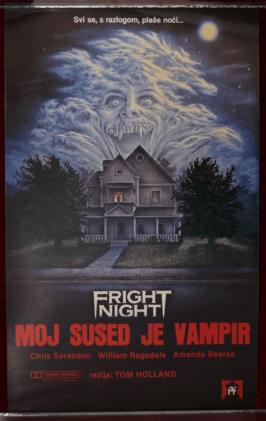 Original Movie Poster Fright Night Holland Horror Vintage