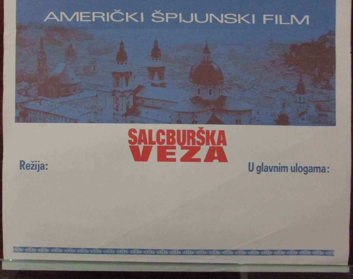 Movie Poster Salzburg Connection 1972 Rare Misprint Newman photo for sale