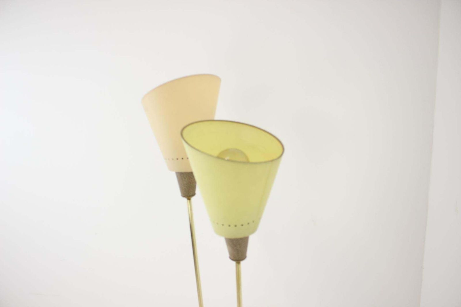 1960s Brass Floor Lamp Czechoslovakia photo for sale