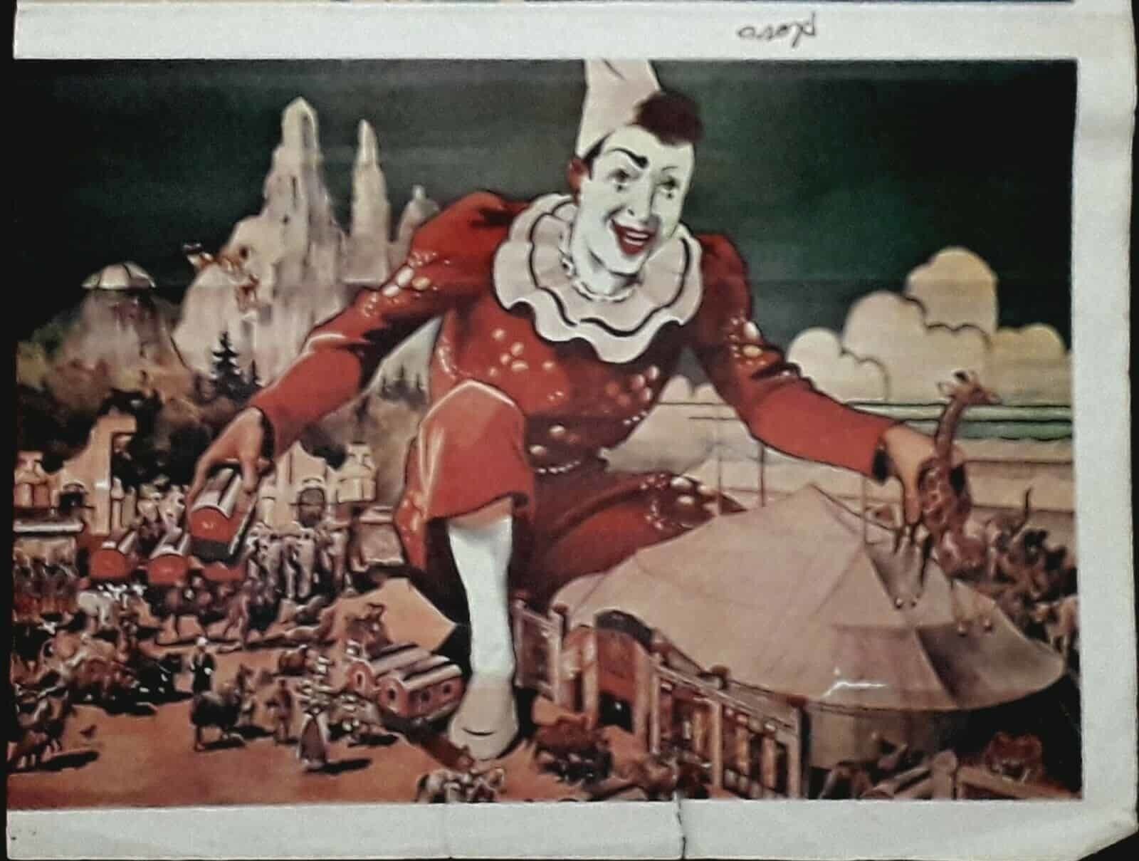 Vintage Circus Poster Ringling Bross Sarrasani Queen Of Sheba Fine Art Print
