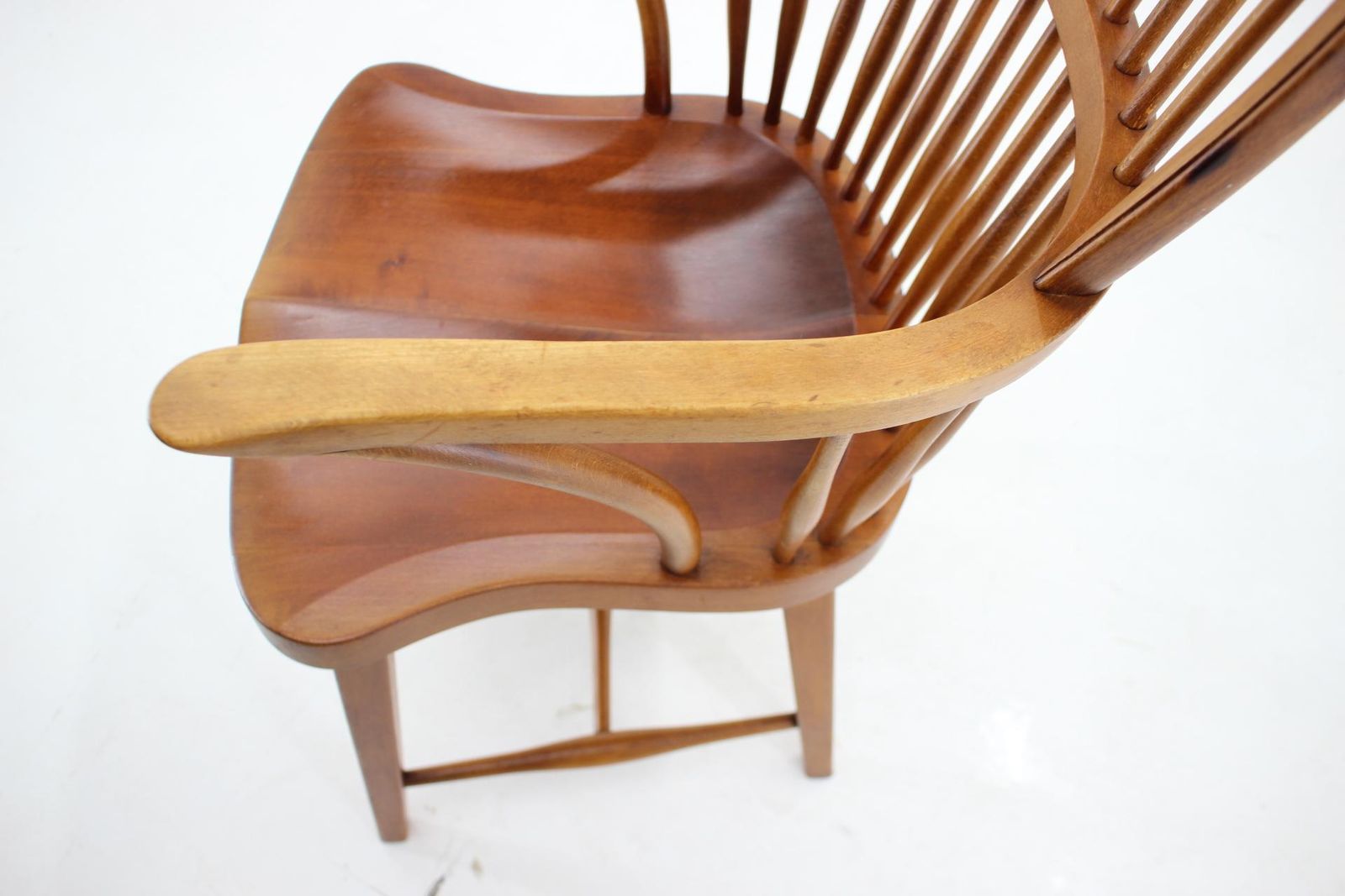 photo vinterior 1940s Fritz Henningsen Windsor Oak Chair Model Ch 18 A Denmark