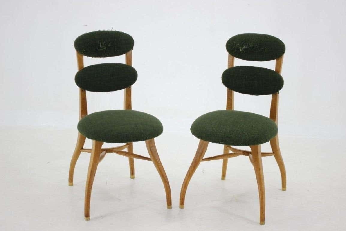 Pair Of Very Rare Vilhelm Lauritzen Music Chair ,Denmark photo vinterior