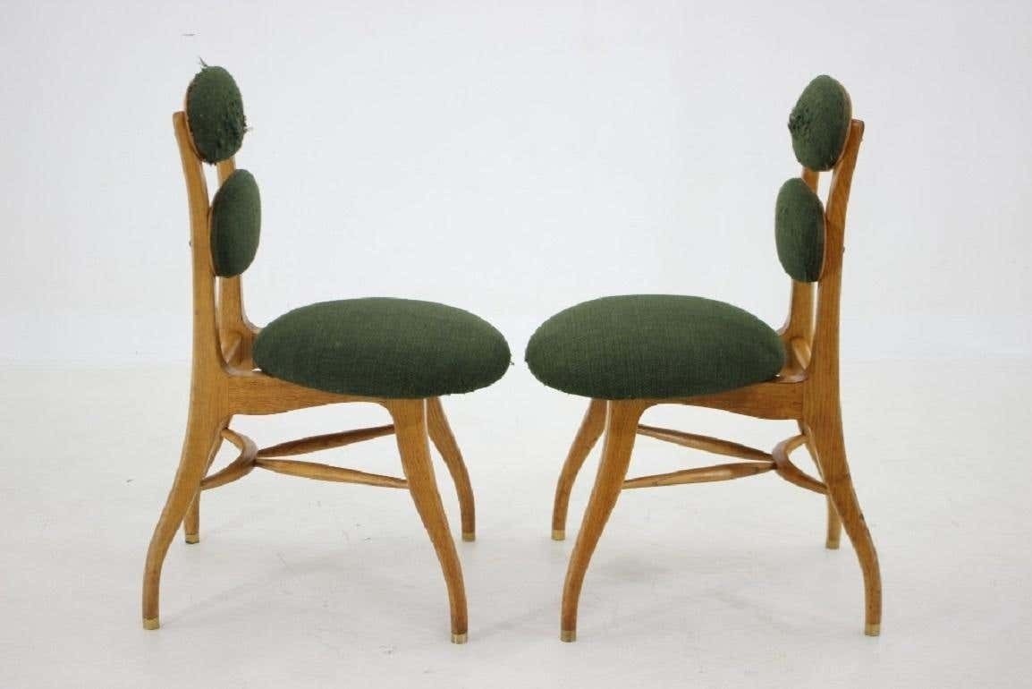 Pair Of Very Rare Vilhelm Lauritzen Music Chair ,Denmark photo buy