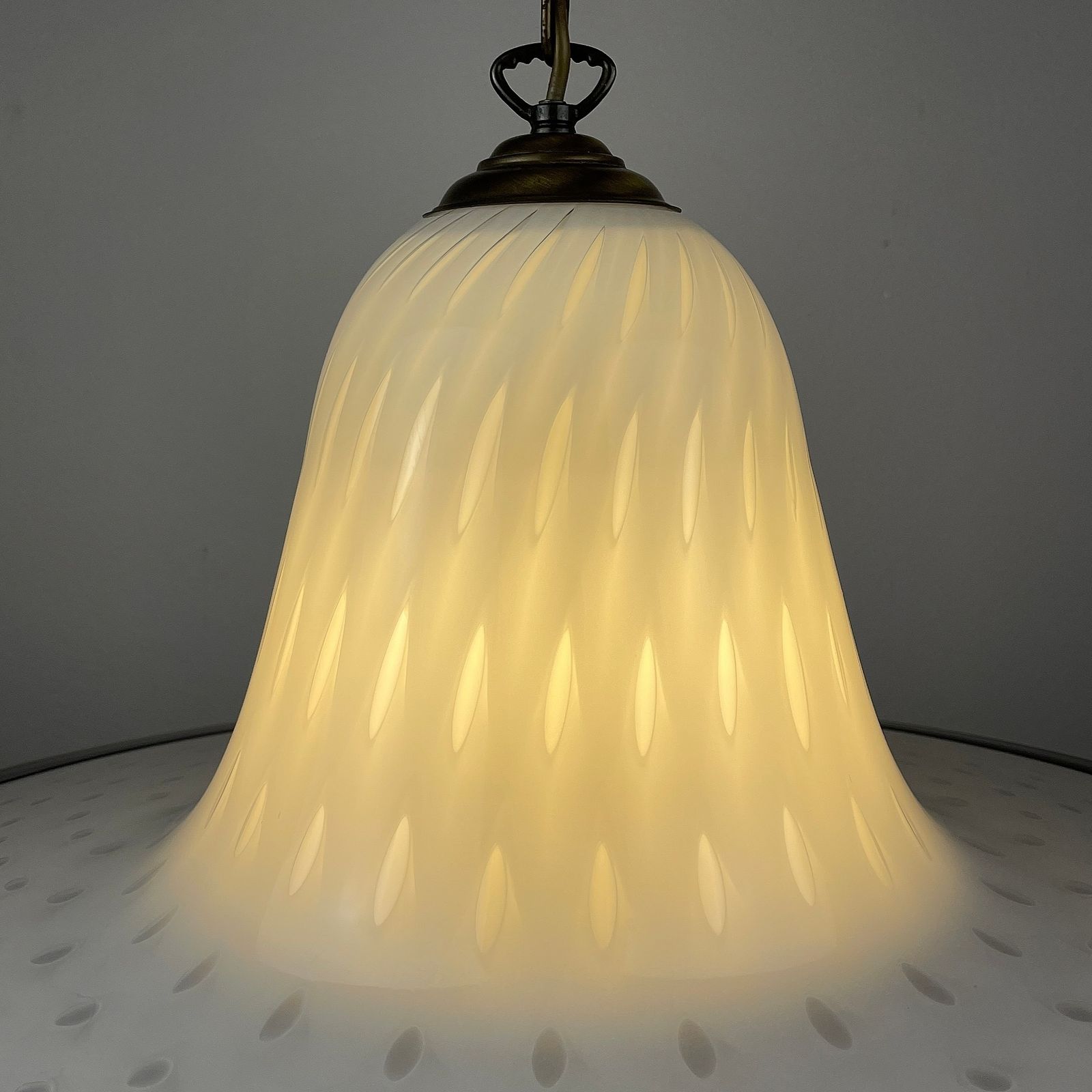 photo furniture Vintage Murano Glass Pendant Lamp Vetri Murano 025 Italy 1970s