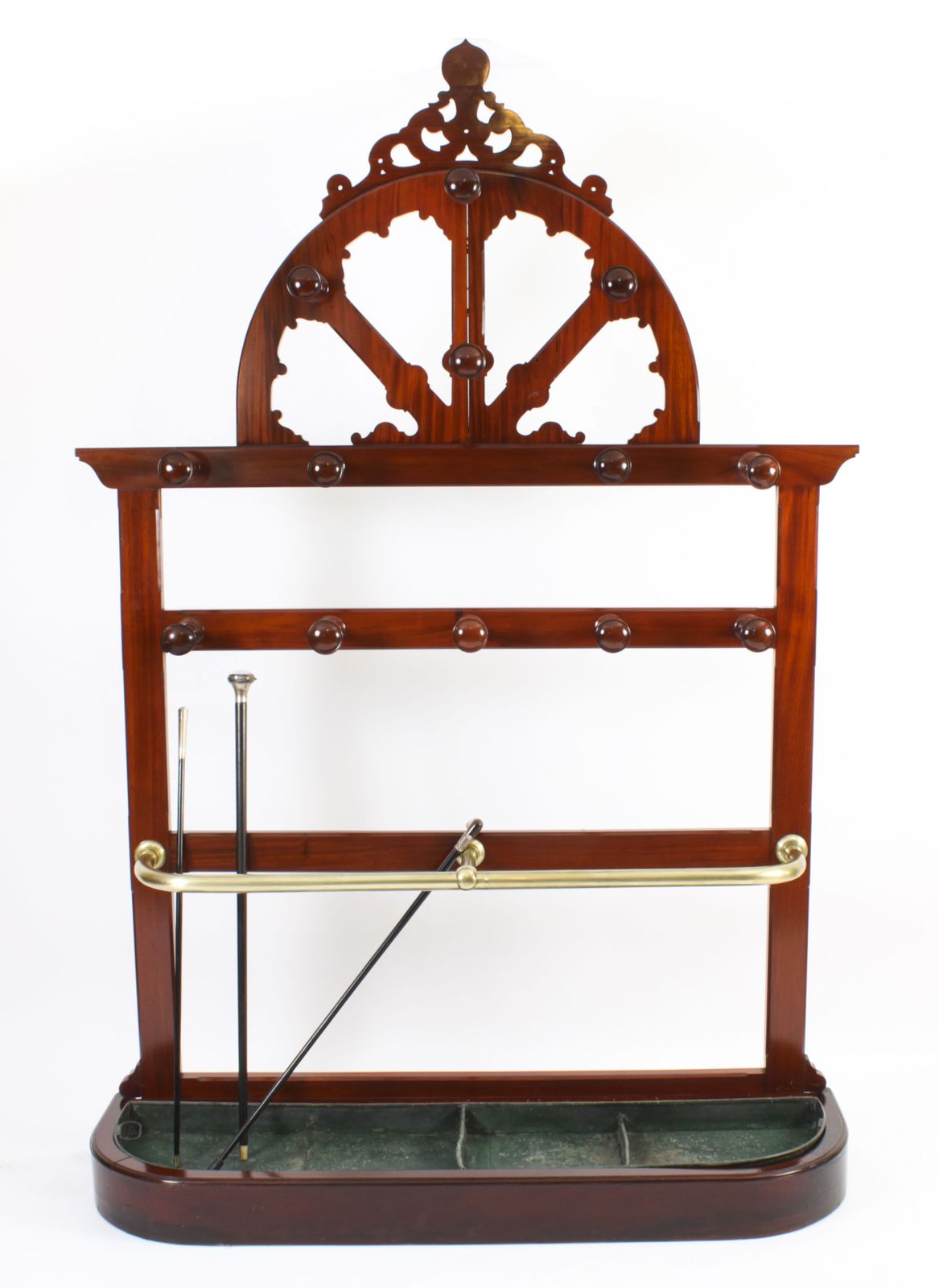Victorian Hall Umbrella Coat Stand C.1860 19th Century photo Furniture