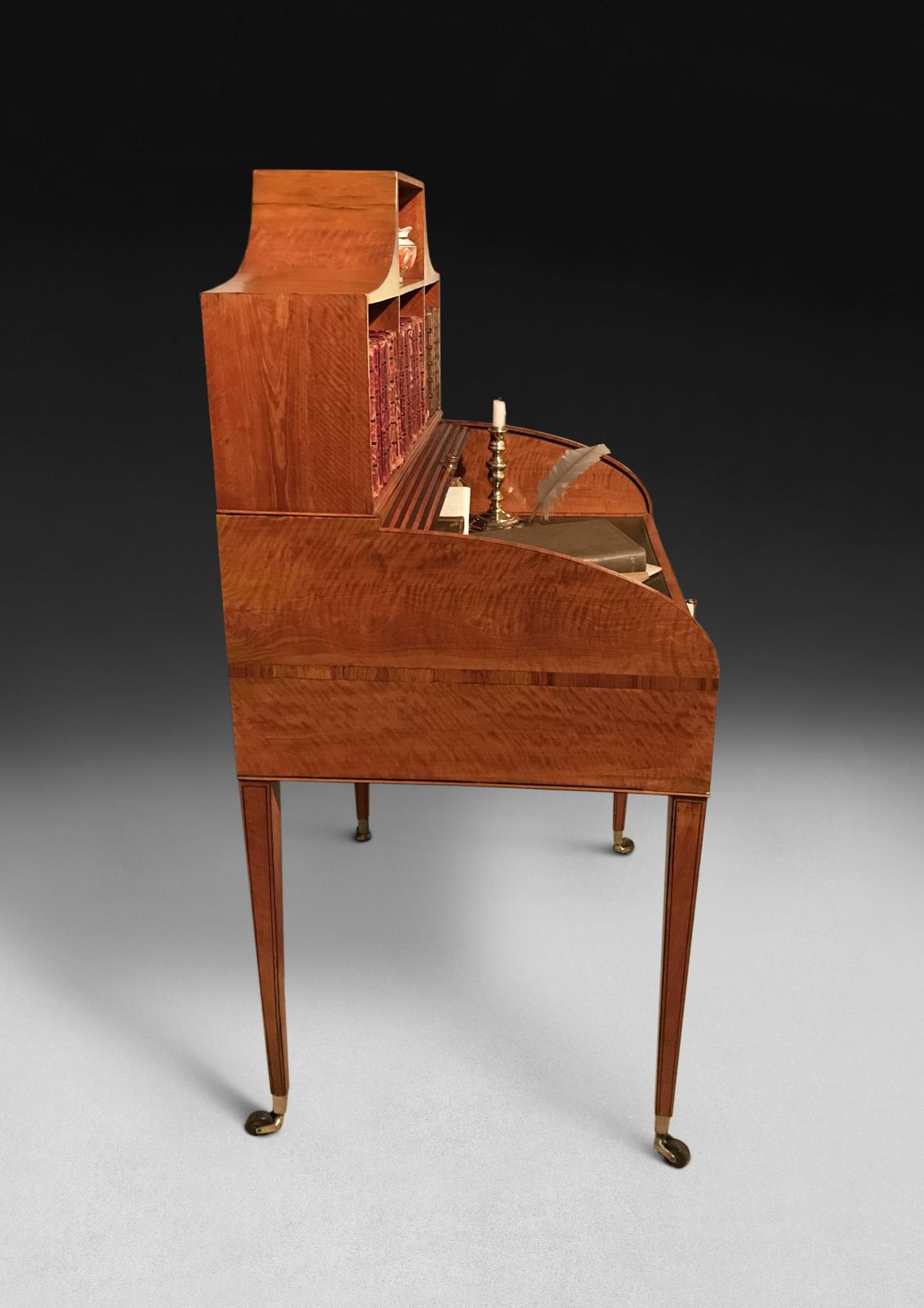 George III Satinwood Bonheur Du Jour photo 8750.0