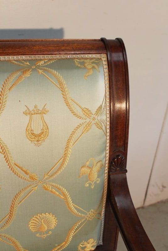 Suite Of 3 Mahogany Armchairs, Louis XVI Style – Mid 20th Century photo buy