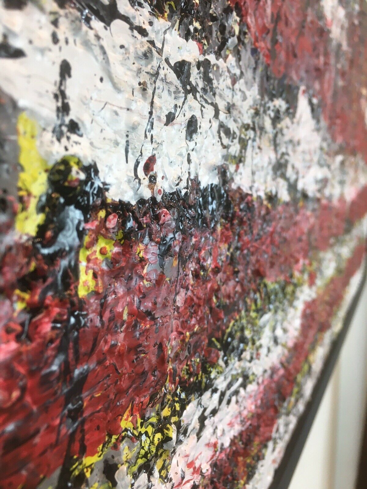Original Art   Mixed Media On Canvas photo vintage
