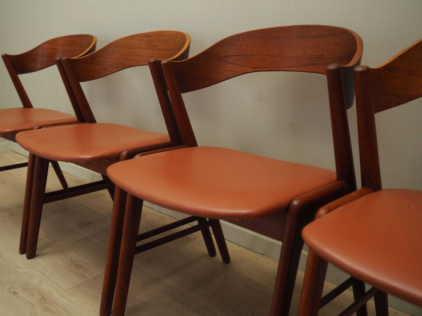 photo for sale Set Of Four Teak Chairs, Danish Design, 1970s, Manufacture: Korup Stolefabrik