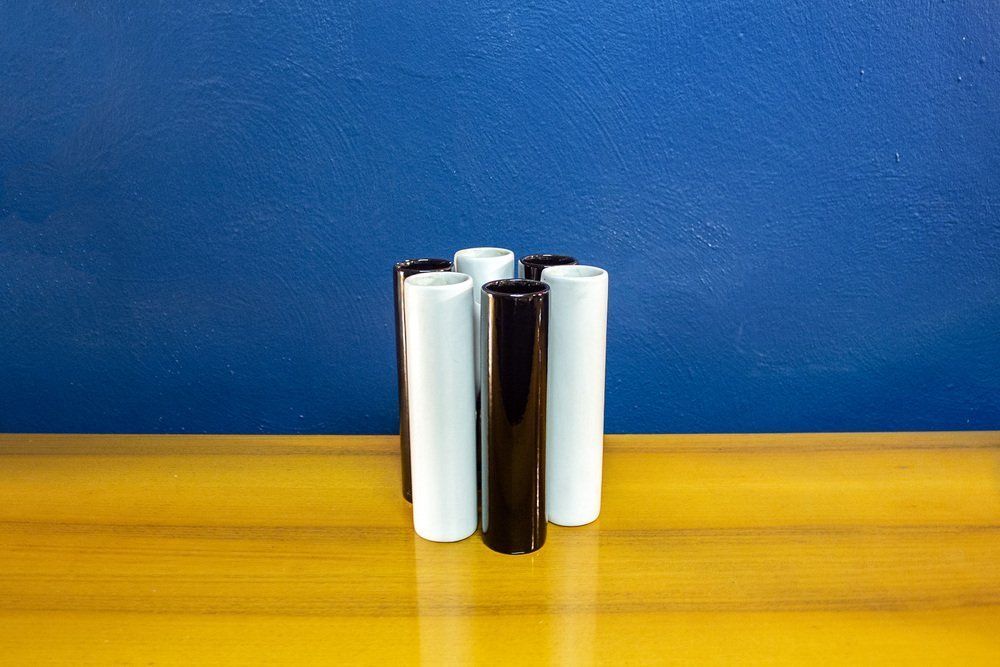 Italian Ceramic Vase From Marisa Modern, 1970s, Set Of 2 photo furniture