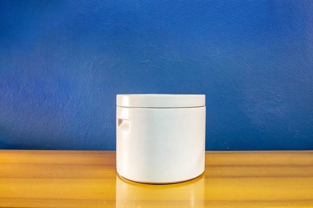 Sartori Nove Ceramic Vase Or Container, Italy, 1960s photo furniture