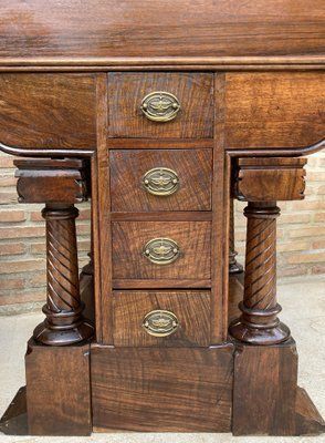 9017.0 Antique French Carved Bedside Tables, 1900, Set Of 2 photo