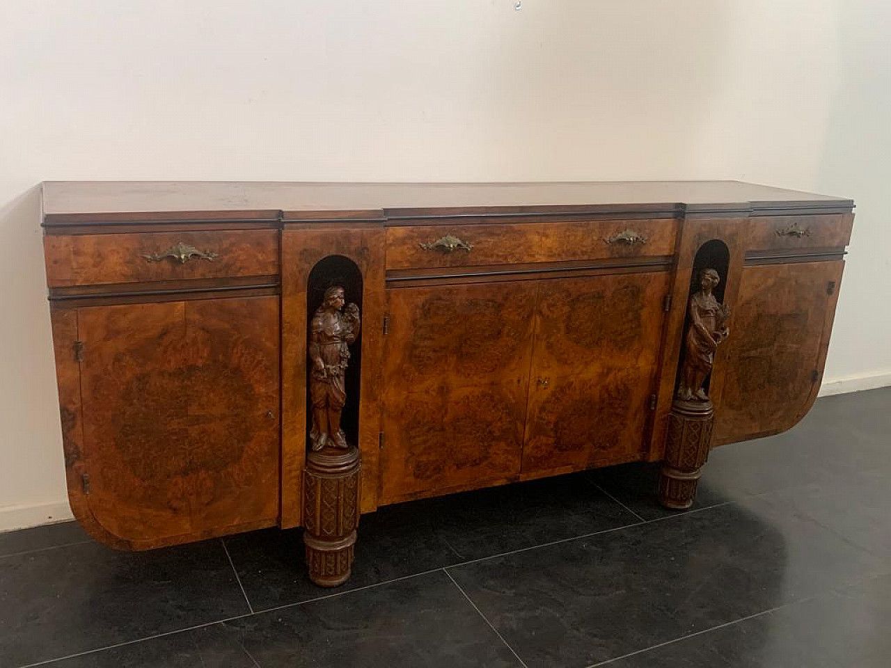 Sideboard By Giovanni Guerrini For Ebanisteria Casalini, 1930s photo for sale