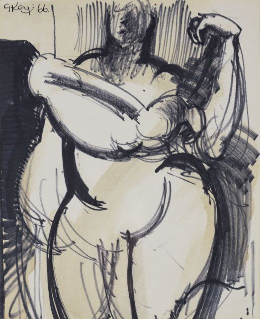 Geoffrey Key Nude Couple Dancing photo furniture