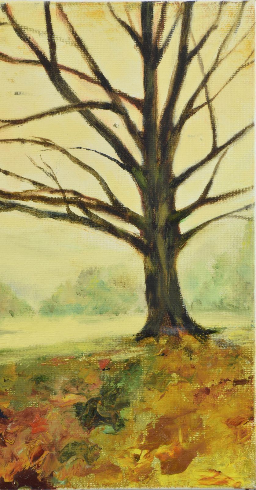 Original Margaret L Dunn Oil On Board   'View Across The Park'   Oil On Canvas photo furniture