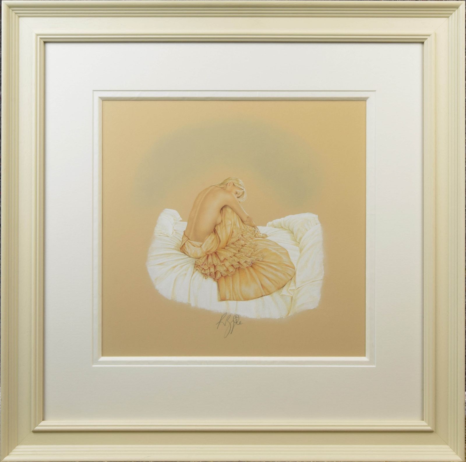 Kay Boyce Original Pastel "Day Dreaming" Framed And Glazed