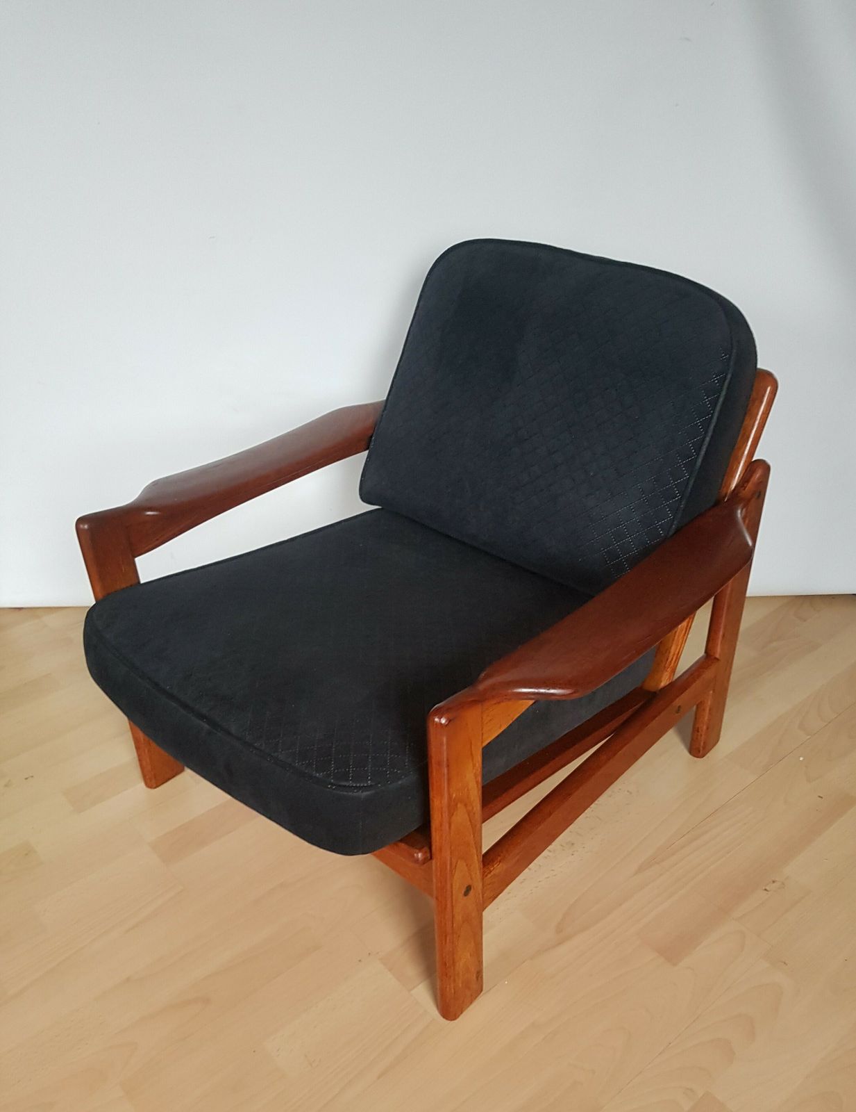 Teak Armchair , Danish Design 1960s photo vintage