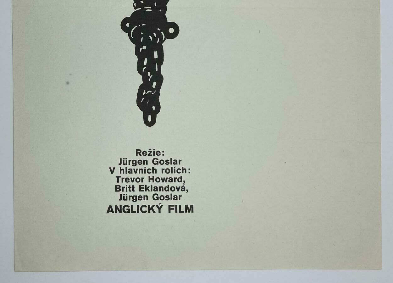 Original Film Poster, Slavers, Dobroslav Foll, 1978, Genuine Czech Vintage Print photo for sale