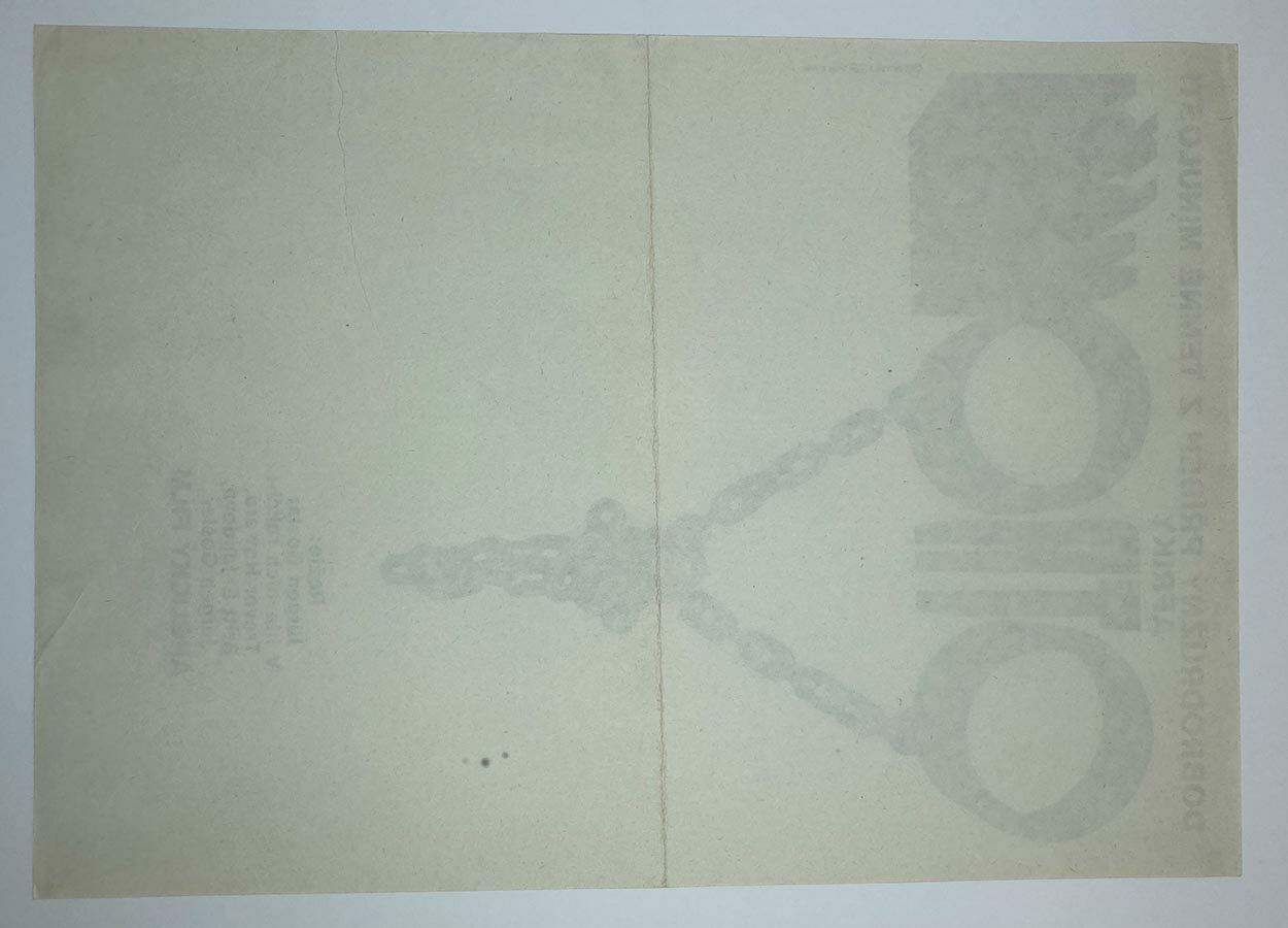 Original Film Poster, Slavers, Dobroslav Foll, 1978, Genuine Czech Vintage Print photo vintage