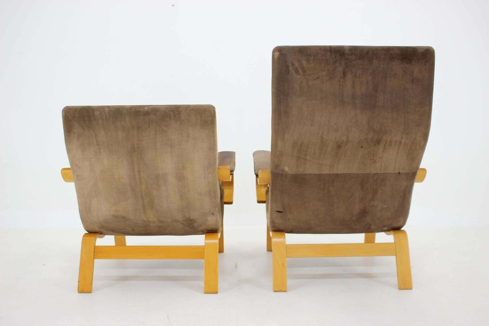 1970s Pair Of Yngve Ekström  Contino  Leather Armachair Sweden photo buy